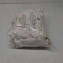 RUVANTI 100% Cotton Twin Sheets Set, 3 Pieces, Soft & Breathable Percale Weave Bedding, Deep Pocket 16", Hotel Standard, Crisp Cool Feel, Durable, Perfect Dyed Bed Sheet, Ivory