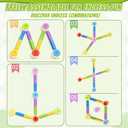 HYES Light Up Stepping Stones & Balance Beams for Kids 1-3, 13PCS Non-Slip Sensory Obstacle Course with Piano Music, Game Spinner & 30 Cards, Indoor Outdoor Toddler Toys Gifts for Boys Girls Ages 3-5
