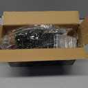 Mini Christmas Tree with Lights, Small Table Top Decorations, Desktop Miniature Pine Tree Xmas Holiday Decor Indoor Home, Bottle Brush Trees with Wooden Base, 5 Pcs with Light