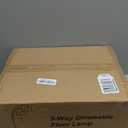 Dimmable Floor Lamp, 3 Lights Brown Arc Floor Lamps for Living Room, Modern Tall Standing Tree Lamp with Beige Linen Shade & Heavy Base, Large Floor Lamp for Bedroom Office, 3x1000 LM Bulbs Included