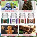 Tondiamo 4 Pcs Christmas Candle Set Scented Candles Gift 9.5 Oz for Women Men, Xmas Scents of Christmas Tree Cookies Spice Plums