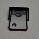 Danielle Creations 6.75-Inch Magnifying Vanity Makeup Mirror Rectangular Soft Touch Finish with 7X Magnification and 360 Swivel, Black