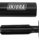 INJORA Drive Shaft Steel Black Front Rear Center Shaft with D Shaped Hole for TRX4M Defender Bronco 1/18 RC Crawler Upgrade, 22g/Set