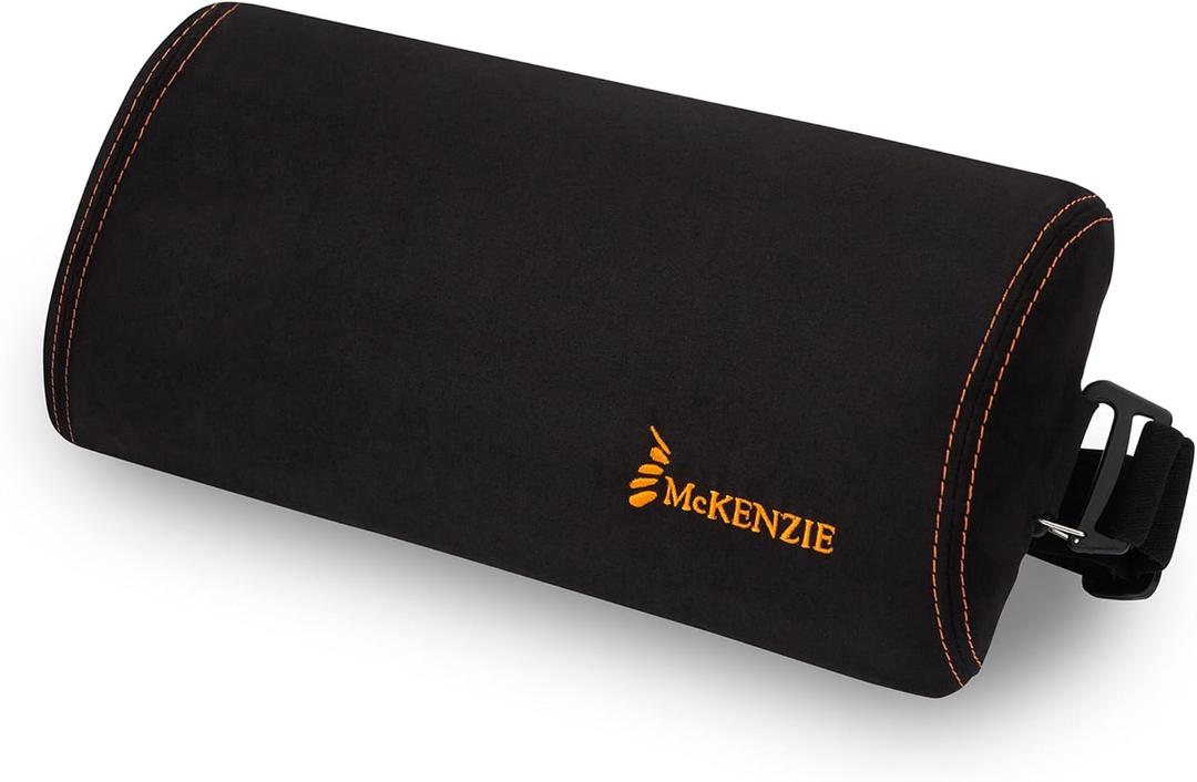 OPTP The Original McKenzie Signature Slimline Lumbar Support - Lumbar Support Pillow for Office Chair and Car Seat Back Support Back Cushion for Smaller Body Types