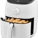 DASH Tasti-Crisp Express Air Fryer Oven, 2.6 Qt., White  Compact Air Fryer for Healthier Food in Minutes, Ideal for Small Spaces - Auto Shut Off, Analog, 1000-Watt
