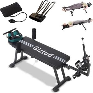 Electric Spinal Decompression Table, 400 LBS Heavy Duty Motorized Full Body Traction Table, Non-Inversion Spine Stretcher Bench for Safe Daily Use