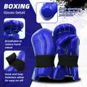 8 Piece Martial Arts Sparring Gear Set, Headgear, Gloves & Foot Pads