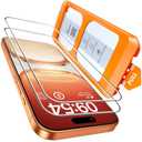 TOCOL for iPhone 17 Pro Max Screen Protector/iPhone 16 Pro Max Screen Protector 6.9-Inch Instant Installation Tempered Glass HD Clear Full Coverage Protection Case Friendly 1 Pack