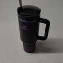 Stanley Quencher H2.0 Tumbler with Handle and Straw 40 oz | Flowstate 3-Position Lid | Cup Holder Compatible for Travel | Insulated Stainless Steel Cup | BPA-Free | Black Chroma