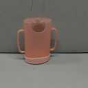 Pouch Holder No Squeeze, Baby Pouch Holder for Food Pouches and Drink Boxes, Juice Box Holders with Easy-Grip Handle, Allows Baby to Self-Feed and Avoid Messes(Pink)