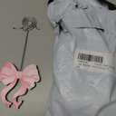 8 Pcs Pink Bow Place Cards Coquette Bow Reserved Seating Signs Table Number Holders Metal Wire Memo Clips Stands Bow Party Decorations for Wedding Bow Party Birthday Baby Shower Office