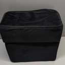 Adjustable Foot Rest Under Desk Removable Warmer Pocket Desk Foot Stool with High-Density Foam and Washable Cover Ergonomic Black Leg Rest for Home Office