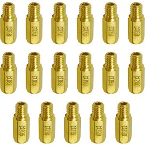 Main Jet Kit for Keihin Nibbi Carburetor FCR FCR-MX PE PJ PWK PWM 99101-357 (#168 - #230)