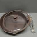 AIKENBBKK Ceramic Frying Pan with Lid, 14 Inch Saute Pan, Non Stick Frying Pans, 2-In-1 Large Cooking Pan, Nonstick Skillet, Compatible with All Stoves, PTFE & PFOA Free, Brown