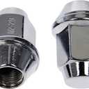 Dorman 611-292 Wheel Nut 1/2-20 Dometop - 13/16 In. Hex, 1.5 In. Length Compatible with Select Ford / Mercury Models, 10 Pack (OE FIX)