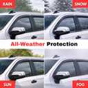 KPY Rain Guards Fit for 2021-2026 Kia K5, Out-Channel Window Visors Vent Wind Deflectors 4PC, Car Accessories for 21-26 Kia Optima