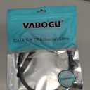 Vabogu Cat 8 Ethernet Cable 1.5FT, Heavy Duty 26AWG High Speed 40Gbps 2000MHz, Gold Plated RJ45 Shielded, Weatherproof Indoor & Outdoor LAN Cable for Gaming PC PS5 Xbox Modem Router