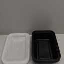 50 Pack (100-Piece) 24 oz Meal Prep Containers Reusable with Lids, Sturdy Leakproof & Food Safe, Microwave, Freezer, Dishwasher Safe Prep Containers, To Go Take Out Plastic Food Storage