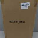 Lysam Small Trash Can, 3 Pack 4 Gallons Bathroom Garbage Can with Lid Press-Top, Small Waste Basket with Trash Bags, Slim Plastic Garbage Bin for Dorm, Office, Bedroom, Kitchen, Living Room (Multi) (Black & White &Grey)