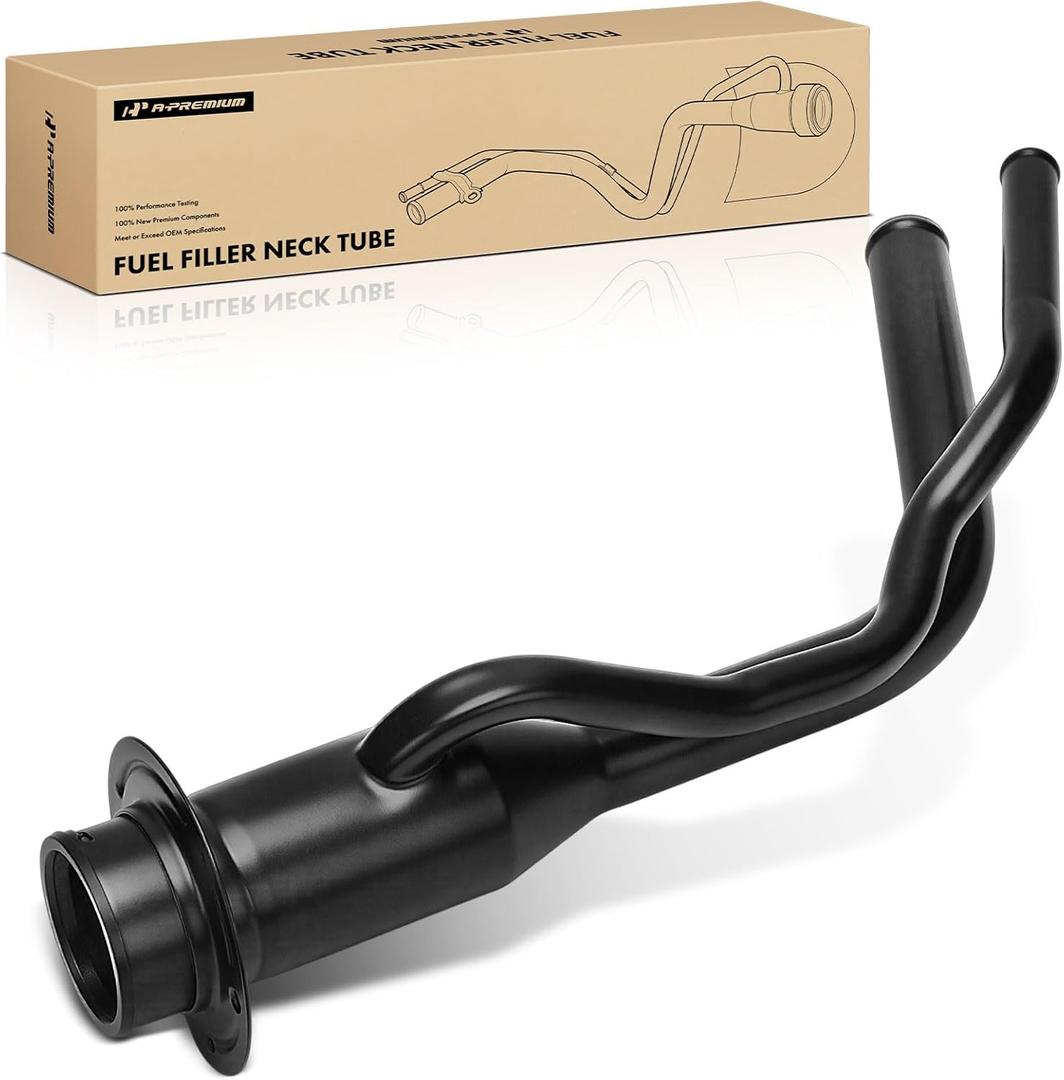 A-Premium Fuel Tank Filler Neck Pipe Hose Compatible with Ford Explorer & Mercury Mountaineer, 1997 1998 1999 2000 2001, 4.0L 5.0L, Gas, Sport Utility, Replace# F77Z9034GB, F87Z9034BB