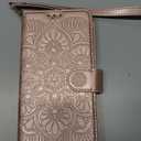 Wallet Case for iPhone 13,[RFID Blocking] 3 Card Holder Stand with Credit Card Slot PU Leather Magnetic Protective Flip Cover for iPhone 13 (Rose Gold)