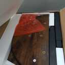 Side Table, Small Round End Table with Storage Shelf for Small Space, 2-Tier Bedside Table Sofa Couch Table, Round Accent Table Nighstands for Living Room, Bedroom, Rustic Brown