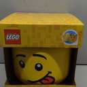Room Copenhagen, Lego Storage Heads Stackable Storage Container - Buildable Organizational Bins for Kids Toys and Accessories - 6.30 x 6.30 x 7.28in - Small, Silly, Holds 250 Bricks