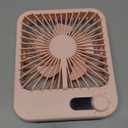 Travel Fan for Sleeping, Portable Fan for Summer Essentials, Small Desk Fan Rechargeable 100 Speed Wind for Beach FanTravel Essentials, Summer Must Haves Accessories Gifts for Women Teens Girl Pink