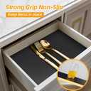 Shelf and Drawer Liner for Kitchen Cabinet Non-Adhesive Non Slip, 23.6"W x 236"L