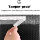 Black Bubble Mailers 6x10 Inch 100 Pack Usable Size 6x9 Waterproof Shipping Bags,Opaque Padded Envelopes Cushioning Padded Mailers for Shipping, Mailing,Small Business Supplies.