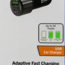 ZGEAR Adaptive Fast Car Charger With USB-A USB C Ports