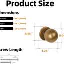 10 Pack Cabinet Knobs Antique Brass Kitchen Cabinet Knobs Zinc Alloy Drawer Pulls Solid Cabinet Hardware
