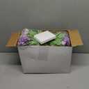 Domensi 6 Sets Wedding Centerpiece for Table Decoration Dark Purple Artificial Fake Rose Flower with Metal Vase Faux Silk Rose Bouquet Floral Arrangement for Bridal Shower Home Dining