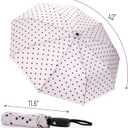 Mr. Pen- Windproof Travel Umbrella, Small Water-Resistant Automatic Folding Umbrella for Rain and Sun, Light, Compact and Portable for Women & Men, Fits Car & Backpack
