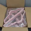 Anti-Slip Pink Velvet Hangers, 50 Pack, Non-Toxic, Durable, Space-Saving, Holds Up to 15 lbs