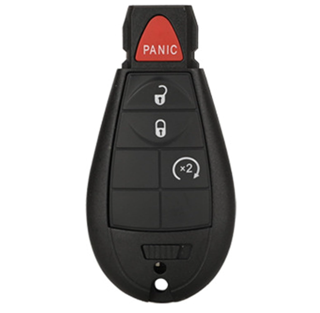Replacement for Keyless Entry Remote Key Fob Shell Case Fit for 2013-2018 Dodge Ram 1500 2500 3500 (4-Button b) 