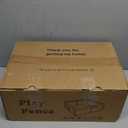 Fshibila 74" 50" Large Baby Playpen, Baby Playard for Babies and Toddlers, Baby Fence Play Pens for Indoor & Outdoor, Sturdy Safety Play Yard with Soft Breathable Mesh, Anti-Fall, Grey