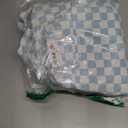 Bluboon Waterproof Beach Tote Pool Bags for Women Ladies Extra Large Carry On Bag With Wet Compartment for Weekender Travel | Waterproof, Extra Large, With Wet Compartment, for Weekender Travel, Waterproof, Extra Large (Blue White Checked)