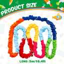 Jecery Cooperative Stretchy Band Carnival Games Elastic Fleece Tug of War Rope Sack Race Bags Legged Race Bands for Stretchy Band Music Activities Field Day Kids Adult Games, 16.4 ft