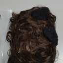 Mens Long Brown Hair Wig Layered Wavy Wig Shoulder Length Cosplay Party Costume Wig