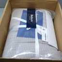 Bedsure 3Pcs Classic Waffle Weave Comforter Set, Queen Size / Linen
