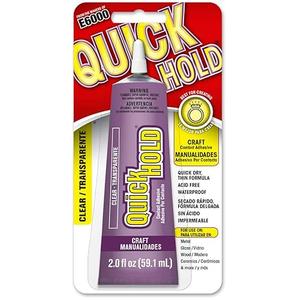 QuickHOLD 380722 - Multi-Purpose Fast-Drying Adhesive, 2.0 fl oz, Clear