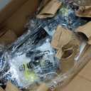 Amazon Basics 4-Shelf Steel Wire Storage Rack, Adjustable, Sturdy, Easy Assembly, 13.4 D x 23.2 W x 48 H in, Black