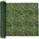 Greenery Grass Wall Boxwood Plant Roll: 72"x128"(64 SQFT with UV Resistant Green Leaves Faux for Interior Panel, Greenery Backdrop, Garden and Indoor Outdoor Wall&Fence Covering Privacy (3D Style 2)