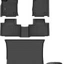 ANBINGO-Floor Mats & Cargo Liner for 2016-2021 Grand Cherokee/Grand Cherokee WK 2022 2023 (Not for L) All Weather Grand Cherokee Floor Liner Trunk Mat TPE Accessories