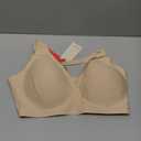Popilush Wireless Bras Women Seamless No Underwire Push Up Bra Supportive Deep V Bralette Everyday Comfortable T-Shirt Bra (X-Small)