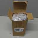 50 FT Christmas Tinsel Garland Christmas Decorations with Snowman Ornament, Silver Shiny Metallic Twist Christmas Garland for Xmas Tree Home Mantle Stairs Indoor Outdoor Holiday Party Decor