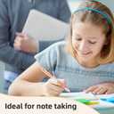 Gel Pens, 5 Pcs 0.5mm Retractable Quick Dry Black Ink Fine Point Rolling Ball Gel Pen, Smooth Writing No Bleed for Journaling Note Taking, Home School Office Supplies