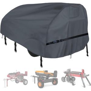 Log Splitter Cover (89×45×39 inch) for 15-45tons Log Splitter All Weather Protection, Cover for Wood Splitter,Log Splitter Cover Waterproof Heavy Duty, Cover for Wood Splitter,Gray
