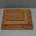 Socisen Bamboo Cutting Board Set - 3-Piece Organic Wooden Cutting Boards for Kitchen - Durable, Non-Toxic, and Eco-Friendly Bamboo Chopping Board - Extra Large, Large, and Medium Sizes